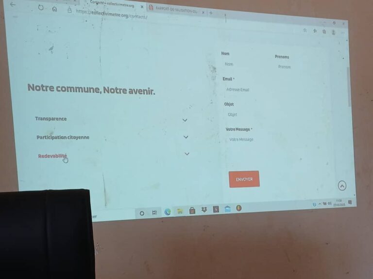 gouvernance numérique: Le CDVC de Houndé présente la solution « Collectivimetre au public »